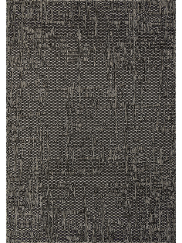 Ковер S136 - BLACK-GRAY - Прямоугольник - коллекция KAIR