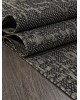 Ковер S136 - BLACK-GRAY - Прямоугольник - коллекция KAIR