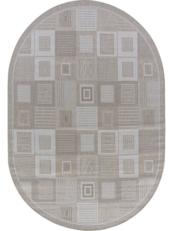 Ковер S138 - BEIGE - Овал - коллекция KAIR