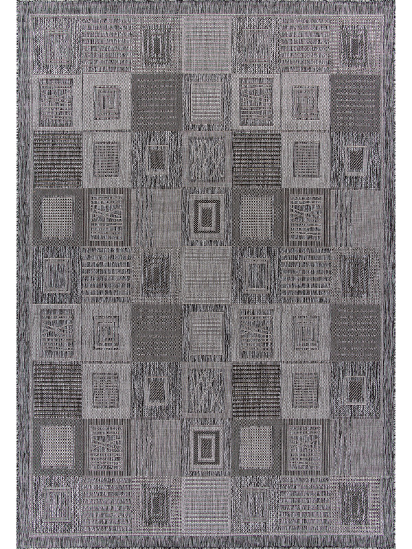Ковер S138 - DARK GRAY - Прямоугольник - коллекция KAIR