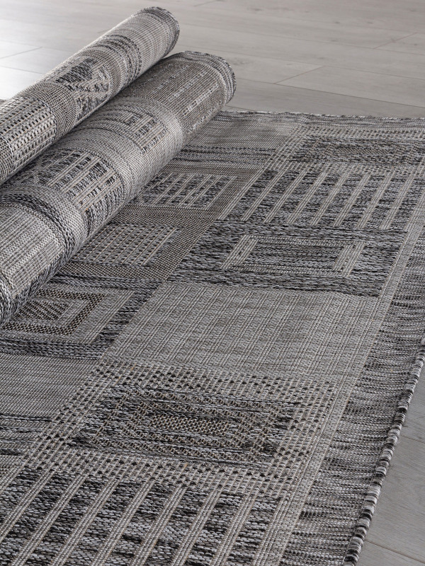 Ковер S138 - DARK GRAY - Прямоугольник - коллекция KAIR