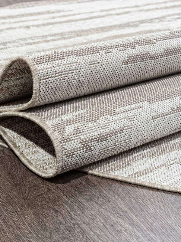 Ковер S143 - BEIGE - Овал - коллекция KAIR