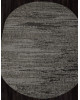 Ковер S143 - BLACK-GRAY - Овал - коллекция KAIR
