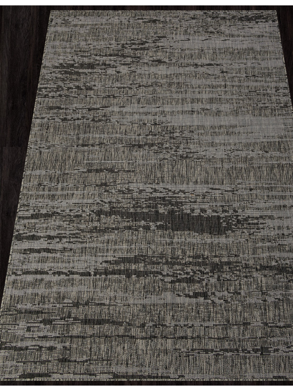 Ковер S143 - BLACK-GRAY - Прямоугольник - коллекция KAIR