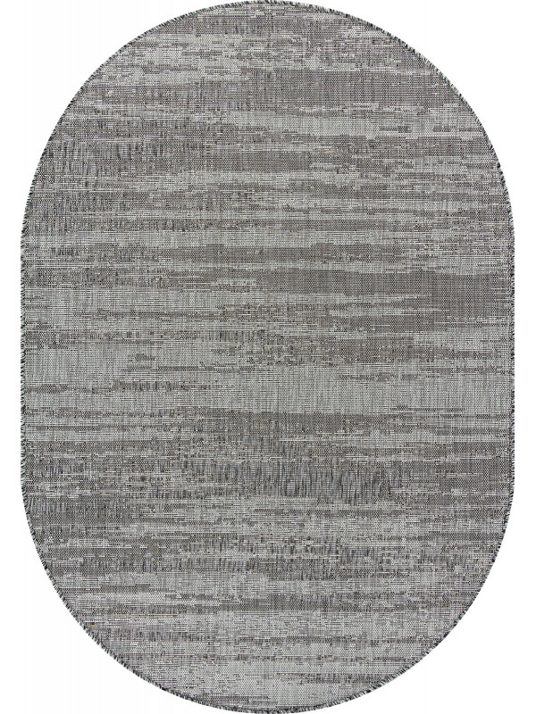 Ковер S143 - DARK GRAY - Овал - коллекция KAIR