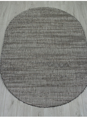 Ковер S143 - DARK GRAY - Овал - коллекция KAIR
