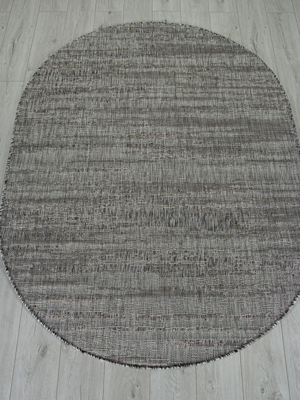 Ковер S143 - DARK GRAY - Овал - коллекция KAIR