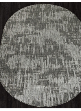 Ковер S144 - GRAY - Овал - коллекция KAIR
