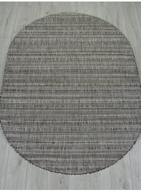 Ковер S146 - DARK GRAY - Овал - коллекция KAIR