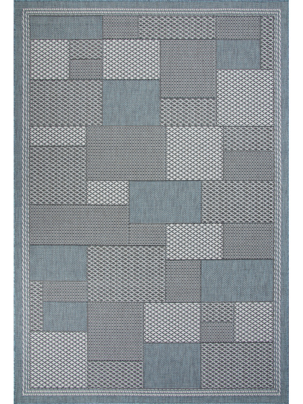 Ковер S148 - BLUE - Прямоугольник - коллекция KAIR