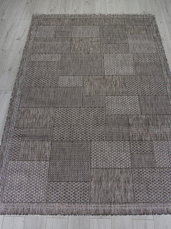 Ковер S148 - DARK GRAY - Прямоугольник - коллекция KAIR
