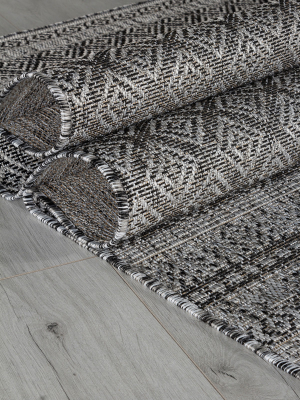Ковер S154 - DARK GRAY - Прямоугольник - коллекция KAIR