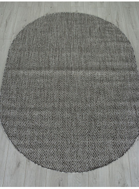 Ковер S156 - DARK GRAY - Овал - коллекция KAIR