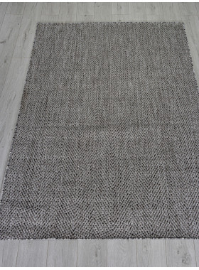 Ковер S156 - DARK GRAY - Прямоугольник - коллекция KAIR