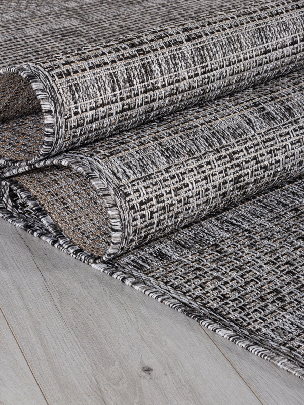 Ковер S157 - DARK GRAY - Прямоугольник - коллекция KAIR
