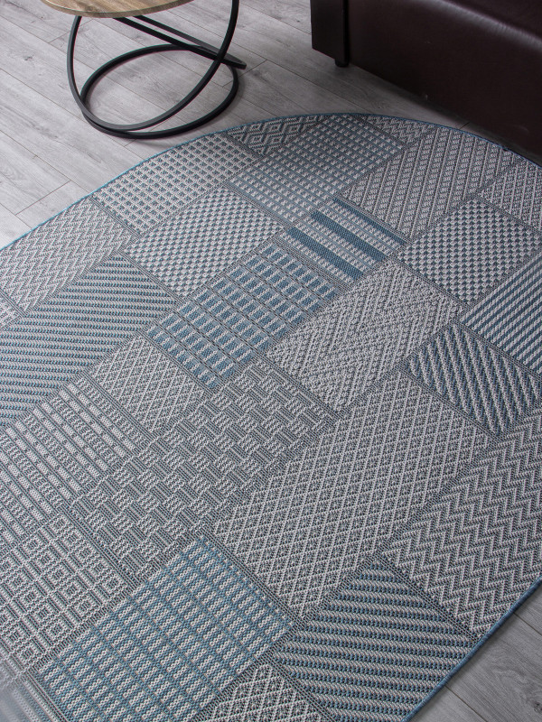 Ковер S160 - BLUE - Овал - коллекция KAIR