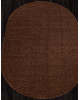 Ковер T600 - BROWN - Овал - коллекция LANA