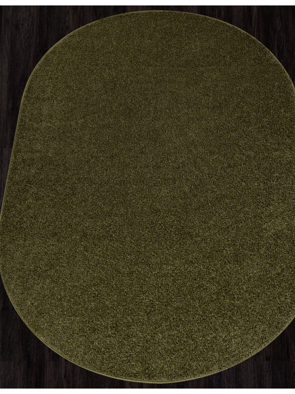 Ковер T600 - GREEN - Овал - коллекция LANA