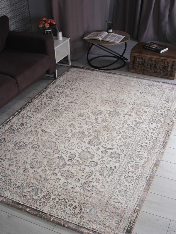 Ковер 8504A - S.WHITE / P.VIZON - Прямоугольник - коллекция LILY