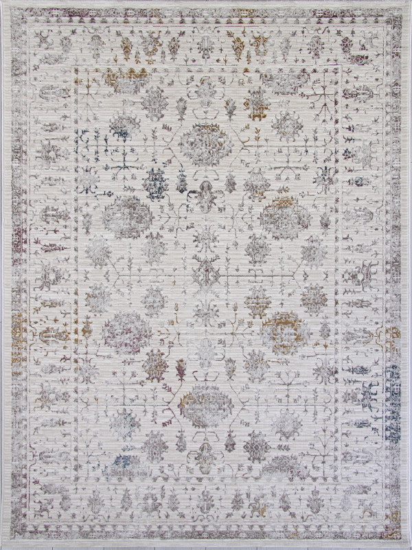 Ковер 9308C - S.WHITE / P.CREAM - Прямоугольник - коллекция LILY