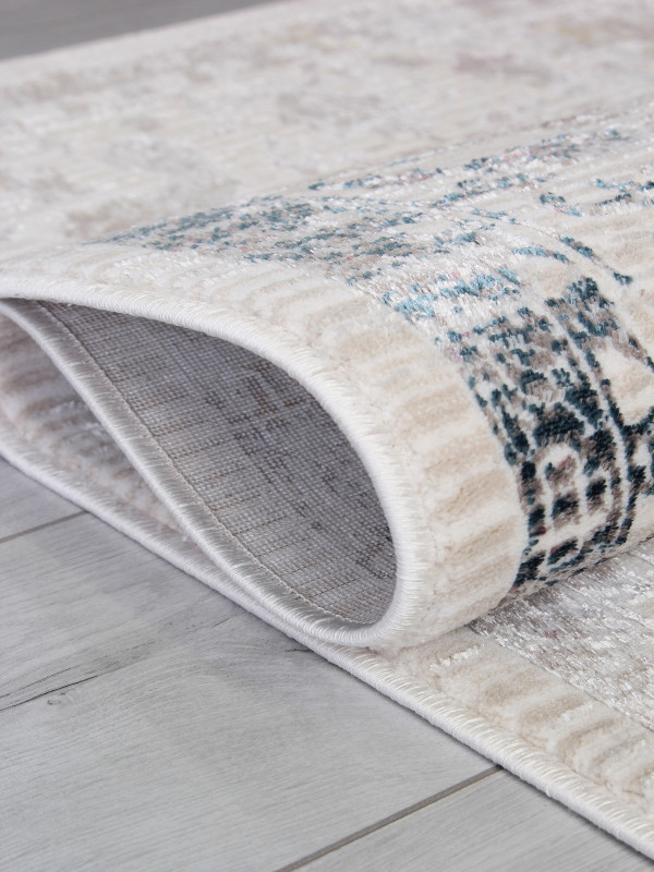 Ковер 9308C - S.WHITE / P.CREAM - Прямоугольник - коллекция LILY