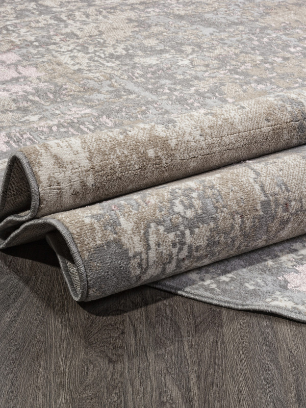 Ковер F163 - BEIGE-PINK - Овал - коллекция LIMAN