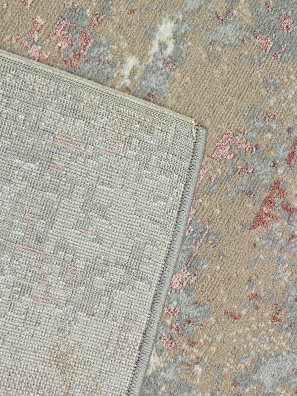 Ковровая дорожка F163 - BEIGE-PINK - коллекция LIMAN