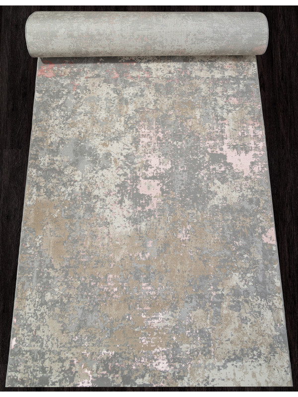 Ковровая дорожка F163 - BEIGE-PINK - коллекция LIMAN