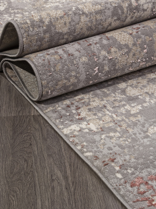 Ковер F163 - BEIGE-PINK - Прямоугольник - коллекция LIMAN