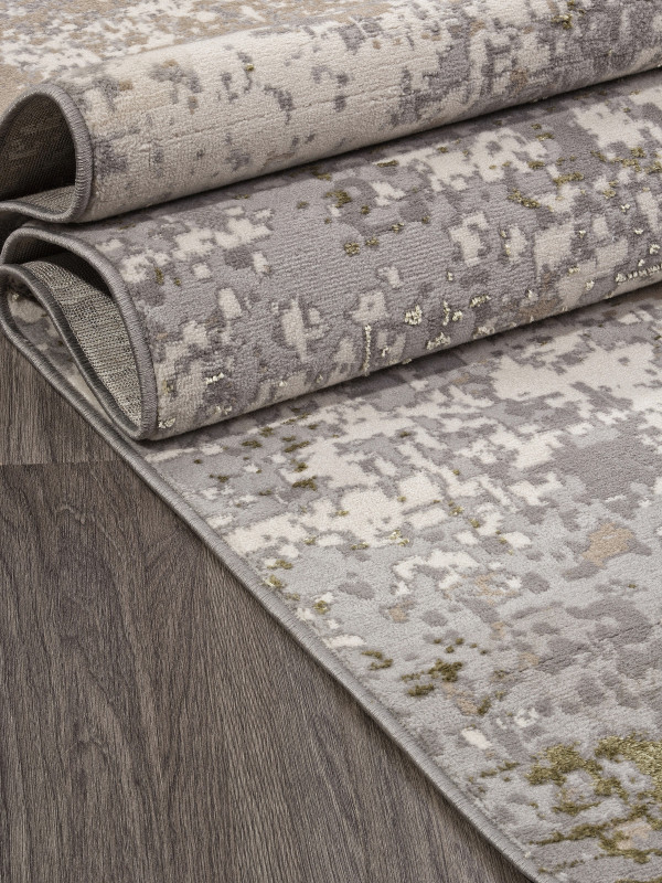 Ковер F163 - CREAM-GREEN - Прямоугольник - коллекция LIMAN