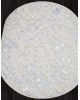Ковер F164 - CREAM-BLUE - Овал - коллекция LIMAN