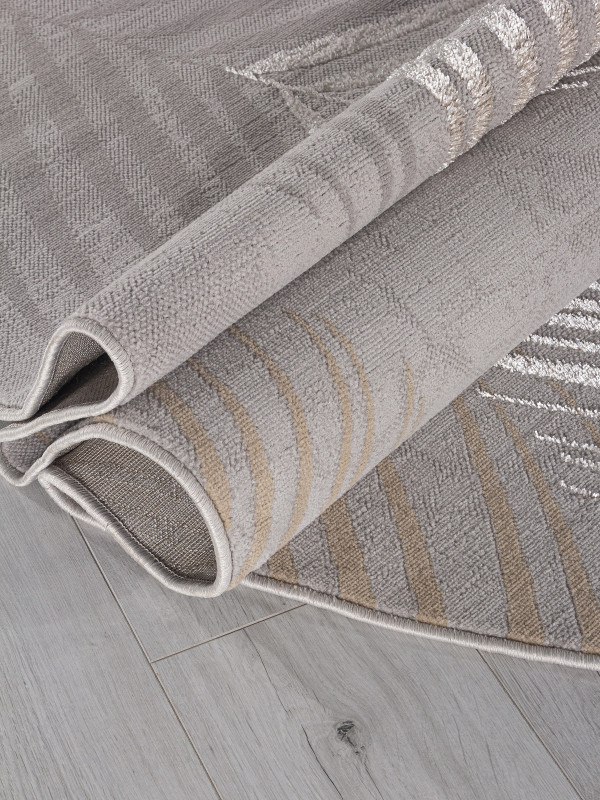 Ковер F167 - GRAY - Овал - коллекция LIMAN
