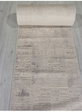 Ковровая дорожка F168 - CREAM-GRAY - коллекция LIMAN