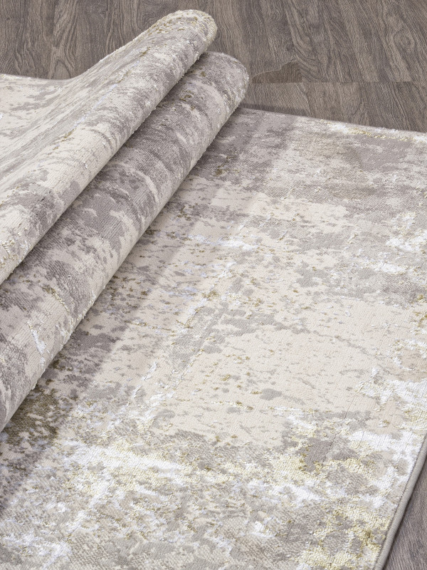 Ковер F169 - CREAM-GREEN - Прямоугольник - коллекция LIMAN