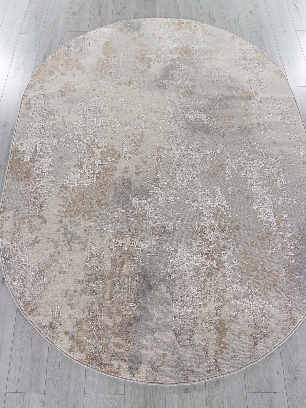 Ковер F171 - BEIGE - Овал - коллекция LIMAN