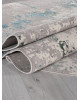 Ковер F477 - GRAY-BLUE - Овал - коллекция LIMAN