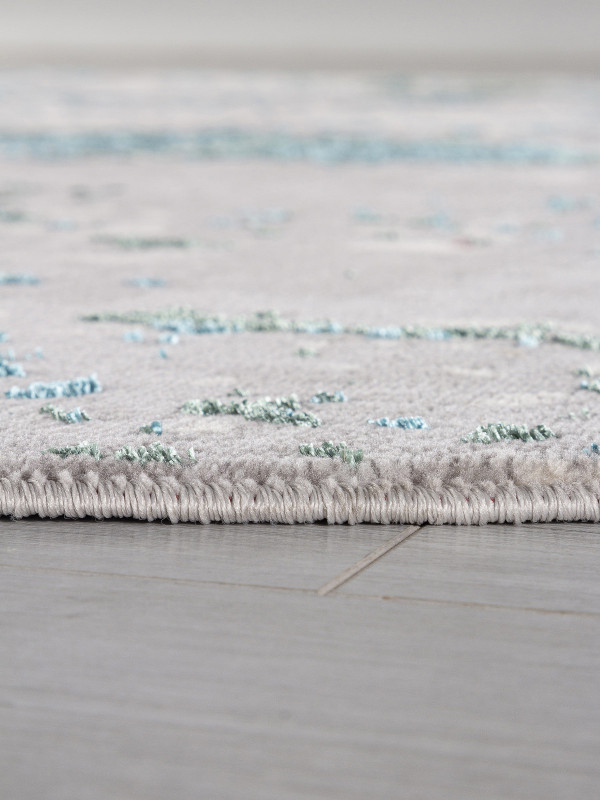 Ковер F477 - GRAY-BLUE - Овал - коллекция LIMAN