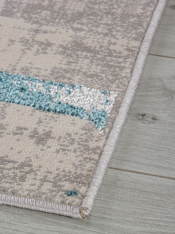 Ковровая дорожка F478 - GRAY-BLUE - коллекция LIMAN