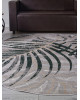 Ковер F479 - GRAY-GREEN - Овал - коллекция LIMAN