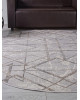 Ковер F480 - GRAY-BEIGE - Овал - коллекция LIMAN