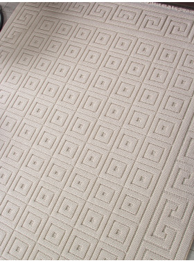 Ковер L0009A - BEIGE / BEIGE - Прямоугольник - коллекция LOOPY