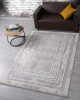 Ковер 1634G - GREY / GREY - Прямоугольник - коллекция LORA