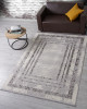 Ковер 1634G - GREY / GREY - Прямоугольник - коллекция LORA