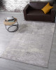 Ковер 3062G - GREY / GREY - Прямоугольник - коллекция LORA