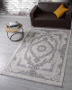 Ковер 3098G - GREY / GREY - Прямоугольник - коллекция LORA