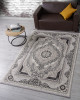 Ковер 3098G - GREY / GREY - Прямоугольник - коллекция LORA