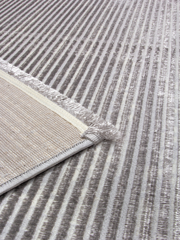 Ковер 9572G - GREY / GREY - Прямоугольник - коллекция LORA
