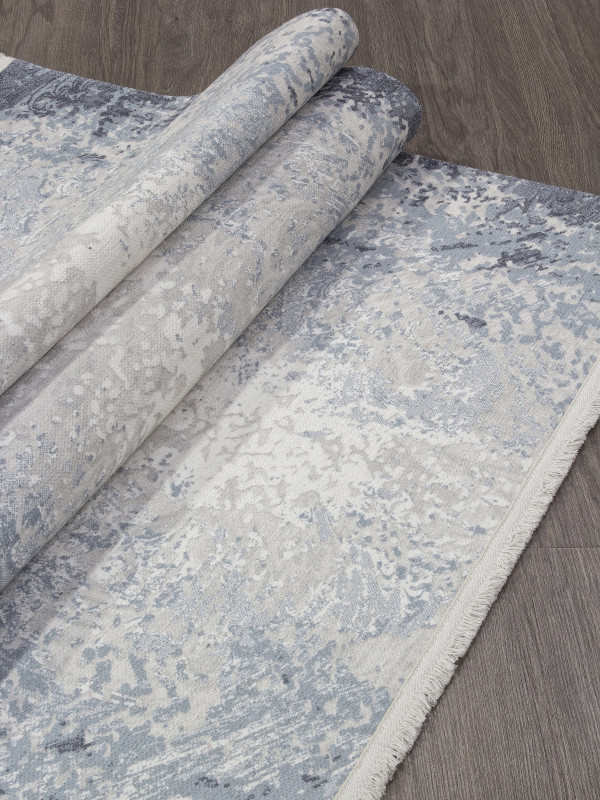 Ковер AB189A - GREY / BLUE - Прямоугольник - коллекция LOTUS