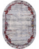 Ковер 5047A - COKEN D.GREY / BLUE - Овал - коллекция MARDAN