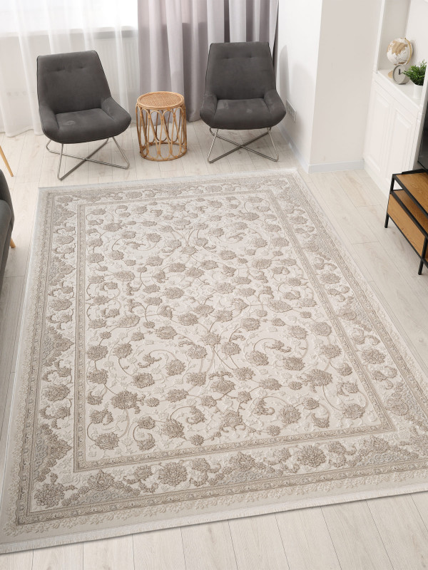 Ковер 27386A - BEIGE / D.BEIGE - Прямоугольник - коллекция MARDIN